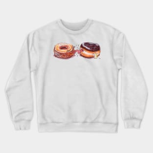 Smooching Donuts Crewneck Sweatshirt